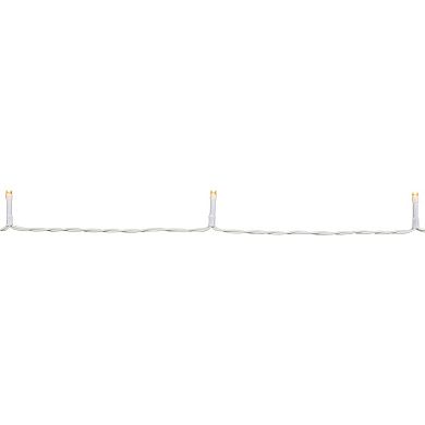 Northlight 20-ct 9.5-ft. White Wire Battery Operated LED Christmas Lights