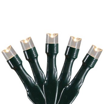 Northlight 20 pk Green Wire Battery Operated LED Christmas Lights