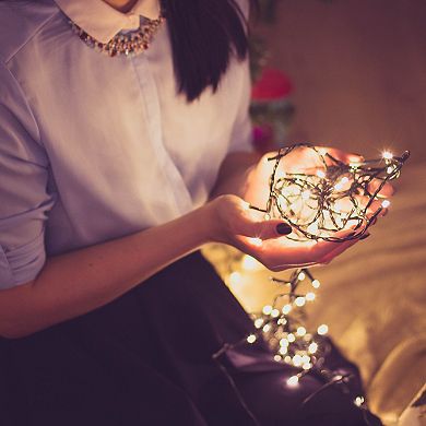 Northlight 20-pk. Green Wire Battery Operated LED Christmas Lights