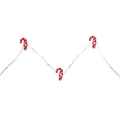 Northlight 6.5-ft. 20-Count LED Candy Cane Fairy Lights String Lights
