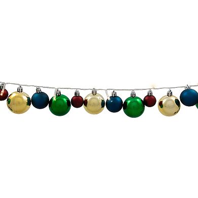 Northlight 3-ft. 10-Count Ornament String Lights Christmas Garland