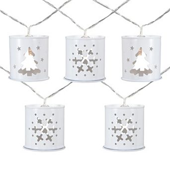 Northlight 6.25-ft. 10-Count Metal Lantern Christmas String Lights