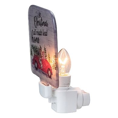Northlight 4-in. Red and Green Christmas Night Light