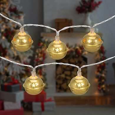 Northlight 5.5-ft. 10-Count LED Christmas Bells Fairy Lights