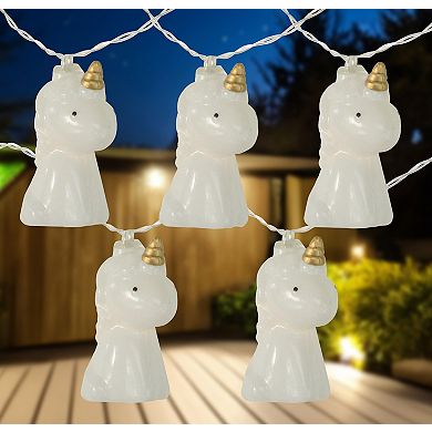 Northlight LED Unicorn Indoor Outdoor Patio String Light Set - 10-pk.