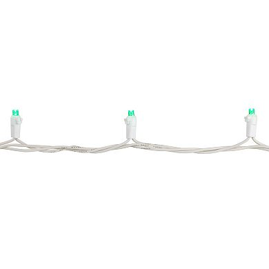 Northlight 50-Count LED Wide Angle Christmas Lights on 16.25 ft White Wire