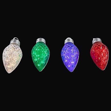 Northlight 4-pc. LED C9 Style Faceted Twinkle Christmas Lights