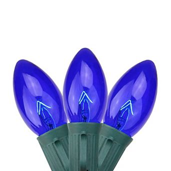 Northlight 25 ct 24 ft. Green Wire Transparent C9 Christmas String Lights