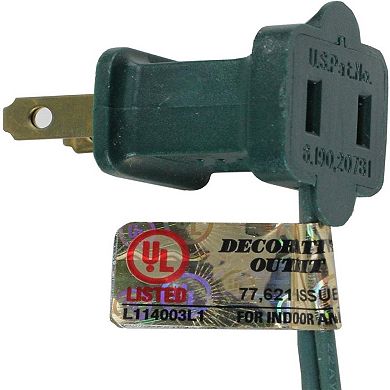 Northlight 25 ct 24 ft. Green Wire Transparent C9 Christmas String Lights