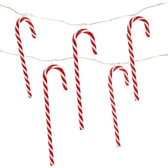Northlight 3-ft. 10-Count LED Micro Fairy Candy Cane Lights