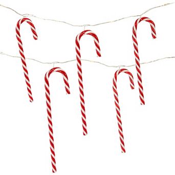Northlight 3-ft. 10-Count LED Micro Fairy Candy Cane Lights