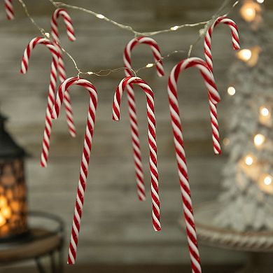 Northlight 3-ft. 10-Count LED Micro Fairy Candy Cane Lights