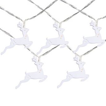 Northlight 10 ct LED Reindeer Christmas Lights on Clear Wire