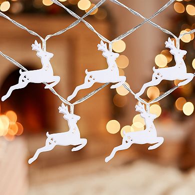 Northlight 10-ct LED Reindeer Christmas Lights on Clear Wire