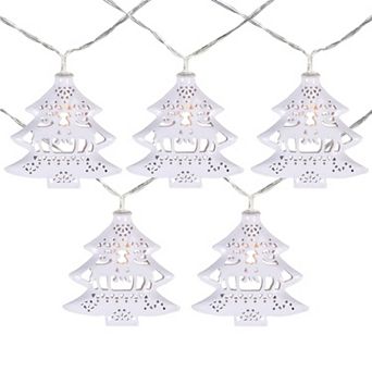 Northlight 10 pk LED Christmas Tree & Deer Lights on Clear Wire