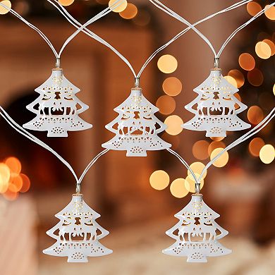 Northlight 10-pk. LED Christmas Tree & Deer Lights on Clear Wire