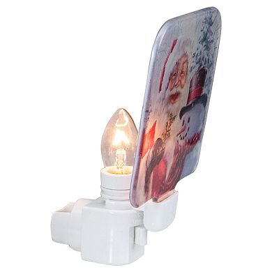 Northlight Santa & Snowman Christmas Night Light