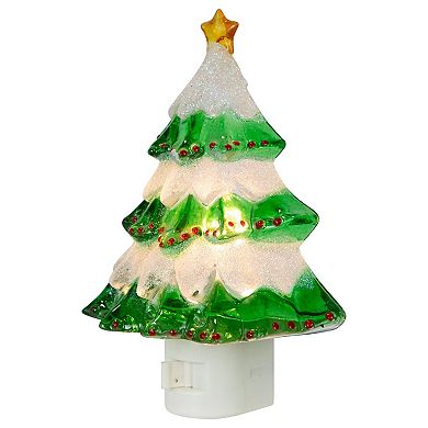 Northlight Glittered Christmas Tree Night Light