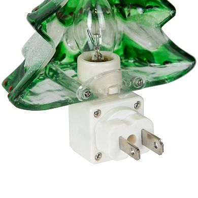 Northlight Glittered Christmas Tree Night Light