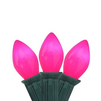 Northlight 25 ct 24-ft. Green Wire Opaque C7 Christmas String Lights