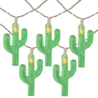 Northlight LED Cactus Indoor/Outdoor Patio String Light Set – 10 ct