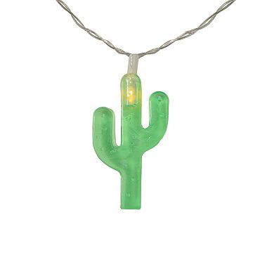 Northlight LED Cactus Indoor / Outdoor Patio String Light Set - 10-pk.