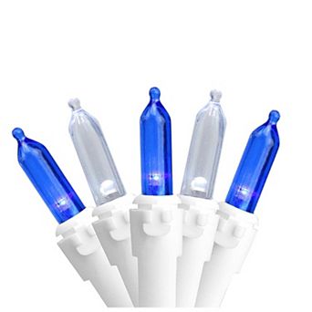 Northlight 50 ct 16.25 ft. White Wire LED Mini Christmas Lights