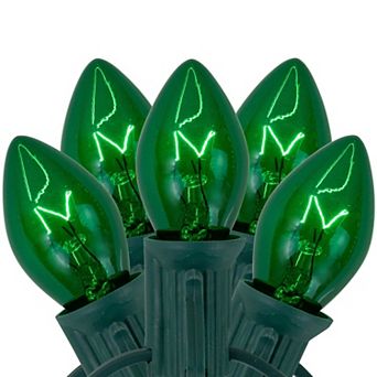 Northlight 25 ct 24-ft. Green Wire C7 Christmas String Lights
