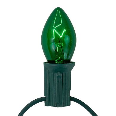 Northlight 25 ct 24-ft. Green Wire C7 Christmas String Lights