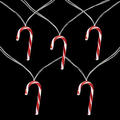 Northlight 7-Count Candy Cane Christmas Lights on 4.5-ft. Clear Wire