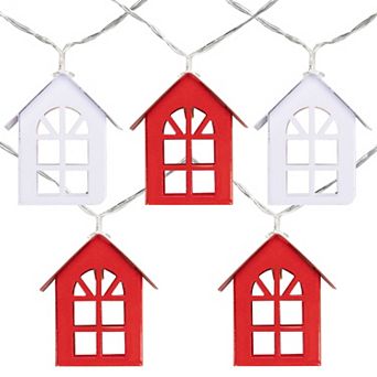 Northlight 6.25-ft. 10-Count Metal House Christmas Lights