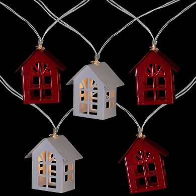 Northlight 6.25-ft. 10-Count Metal House Christmas Lights