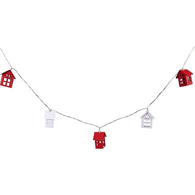 Northlight 6.25-ft. 10-Count Metal House Christmas Lights