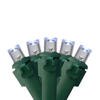 Northlight LED Wide Angle Christmas Lights 20-Count 9.5-ft. Green Wire