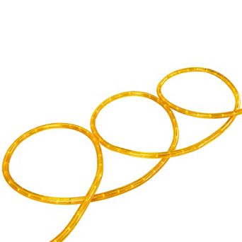 Northlight Gold Incandescent Flexible Outdoor Christmas Rope Lights 18-ft.