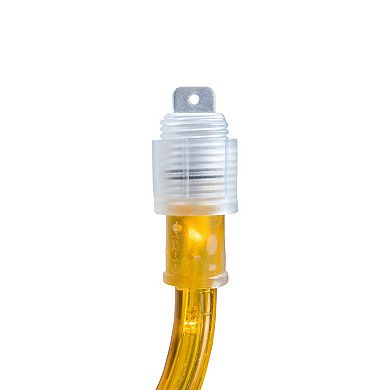 Northlight Gold Incandescent Flexible Outdoor Christmas Rope Lights 18-ft.