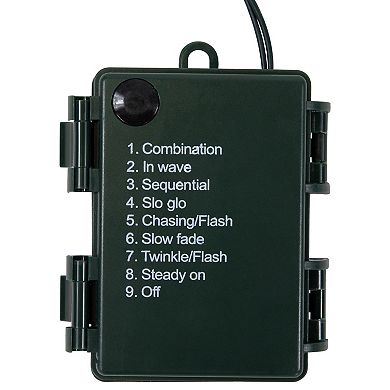 Northlight 15.75-ft. 50-Count Battery-Operated LED C6 Faceted Christmas Lights