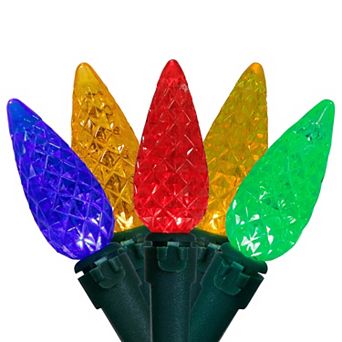 Northlight 15.75-ft. 50-Count Battery-Operated LED Faceted Christmas Lights