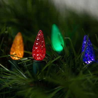Northlight 15.75-ft. 50-Count Battery-Operated LED Faceted Christmas Lights