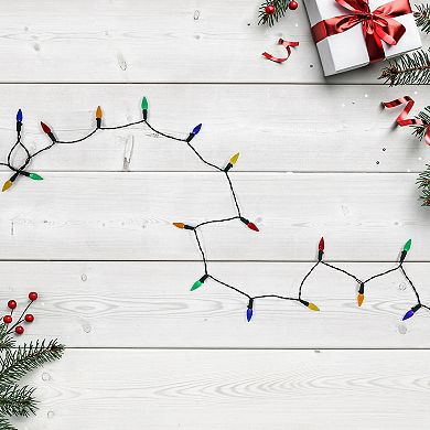 Northlight 15.75-ft. 50-Count Battery-Operated LED Faceted Christmas Lights