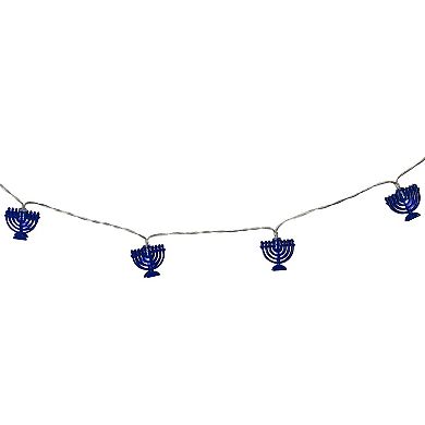 Northlight 5-ft. 10-Count Menorah Hanukkah String Light Set