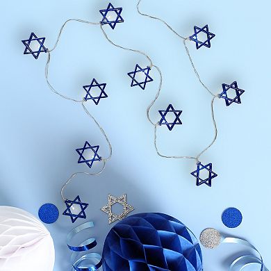 Northlight 5-ft. 10-Count Star of David Hanukkah String Lights