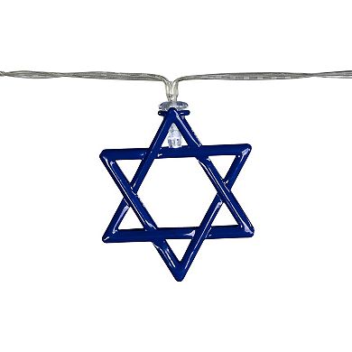 Northlight 5-ft. 10-Count Star of David Hanukkah String Lights