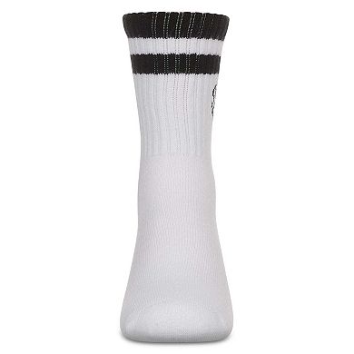 Girls' Checkered Heart Crew Socks