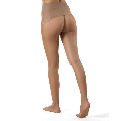 Women's Crystal Sheer Seamless Top 12-Denier Pantyhose