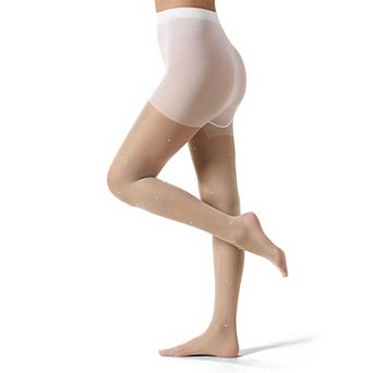 Women's Sheer All-Over Faux Pearl Trimmed Fashion Tights