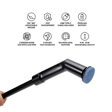 Rechargeable Electric Scalable Scrubber Brush