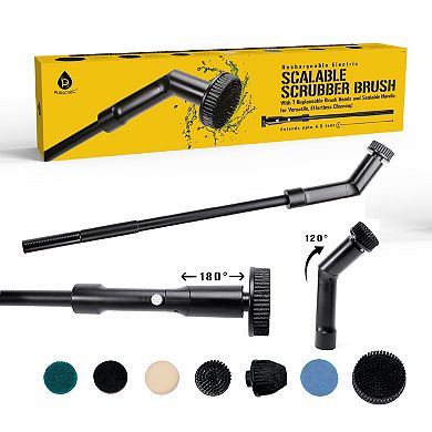 Rechargeable Electric Scalable Scrubber Brush