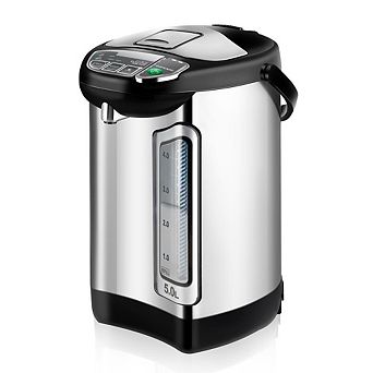 NutriChef Digital Hot Water Dispenser, 5L Instant Water Boiler with Auto Dispense & Safety Lock