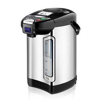 NutriChef Digital Hot Water Dispenser, 5L Instant Water Boiler with Auto Dispense & Safety Lock